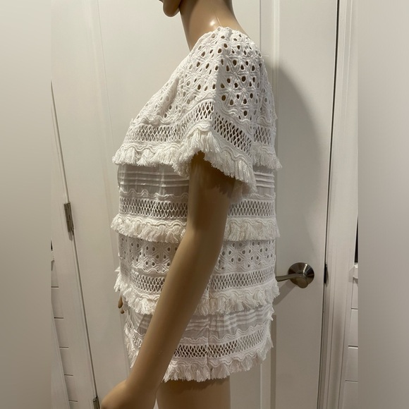 NWT Chelsea & Theodore embroidered top size XL - Picture 3 of 4